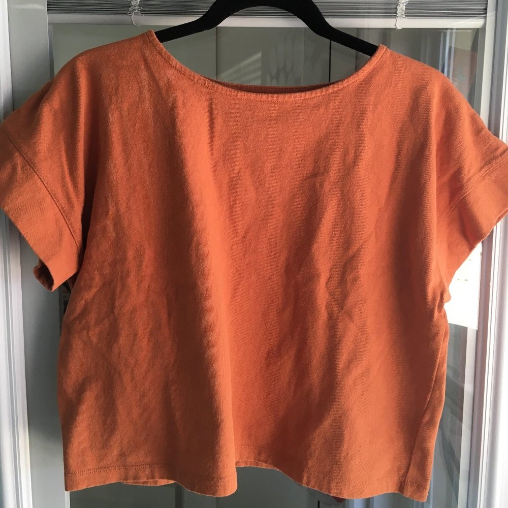 Madewell Women's Boxy Crop Tee (M)